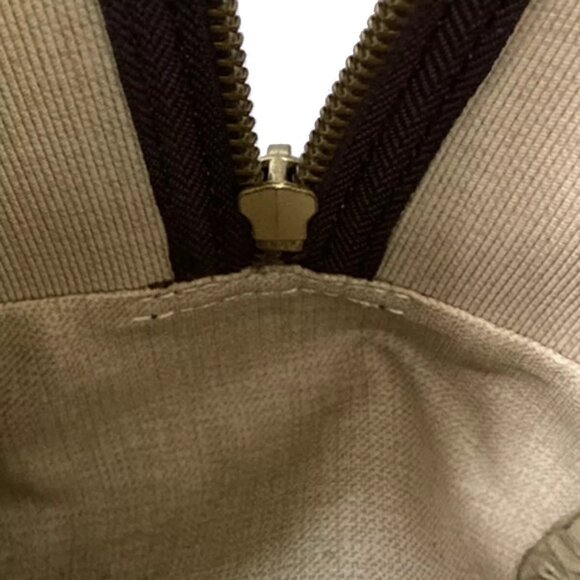 LOUIS VUITTON LV Logo Deauville Hand Bag Monogram Leather Brown - Picture 10 of 16